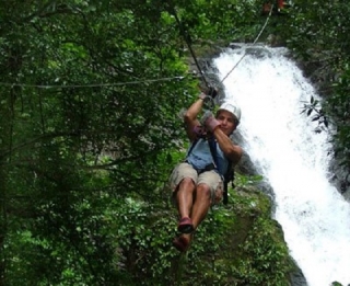 Tirolina visita guiada